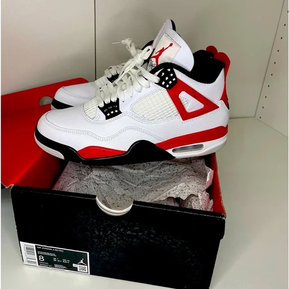 Jordan | Shoes | Jordan 4 Red Cement Sz8 Use Only Like Or 2  display picture 1